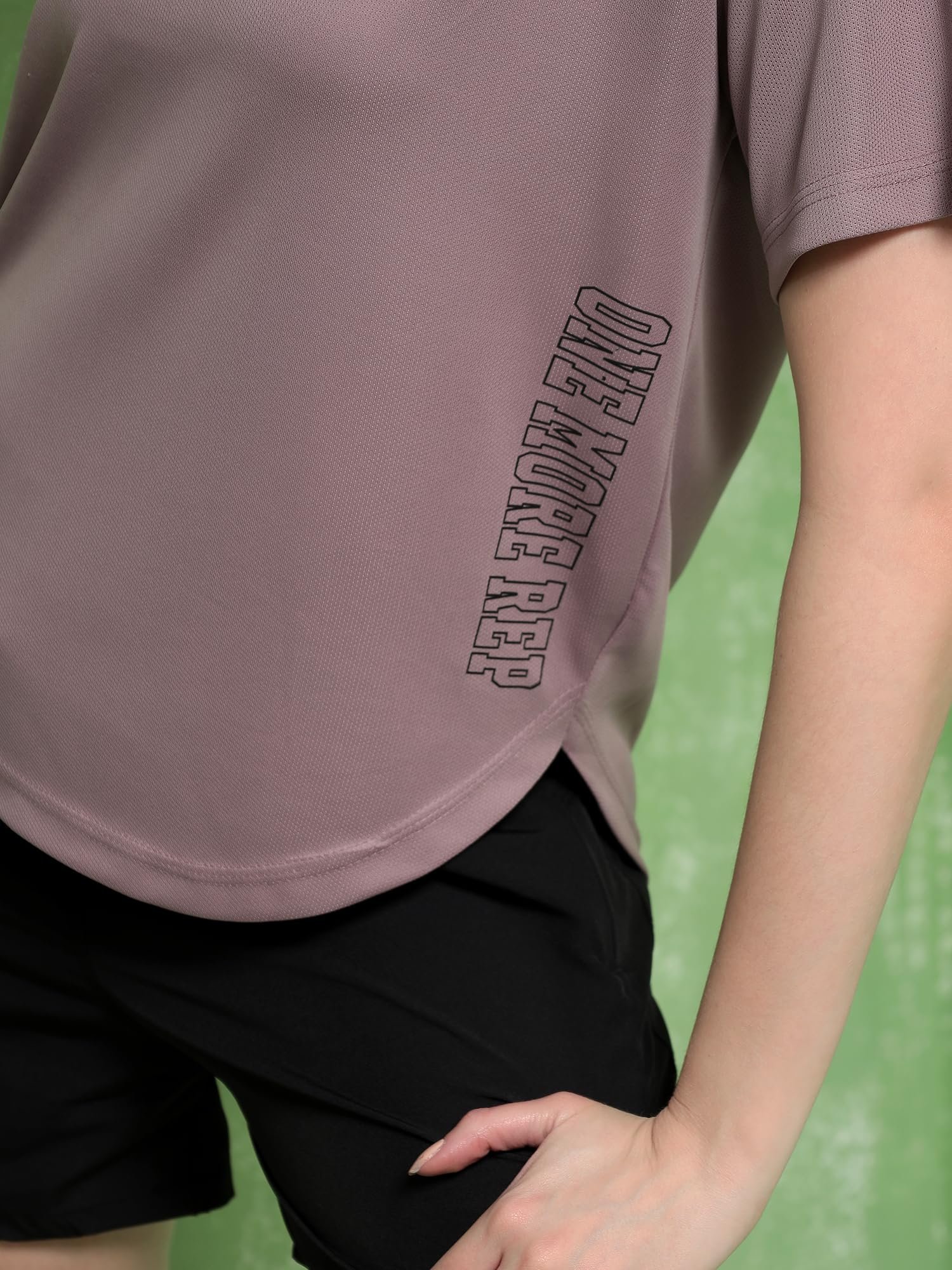 Kvetoo Women Apple Cut Gym T Shirt Breathable Workout Tee Slim Fit Activewear Top Sports Training Yoga T Shirt Women Onion Size S