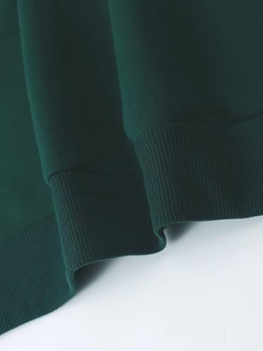 ® Men's Casual Woolen Hoodie with Cartoon Print | Hoodie for Man (Bull-HDY-2044-Dark Green-XXL)