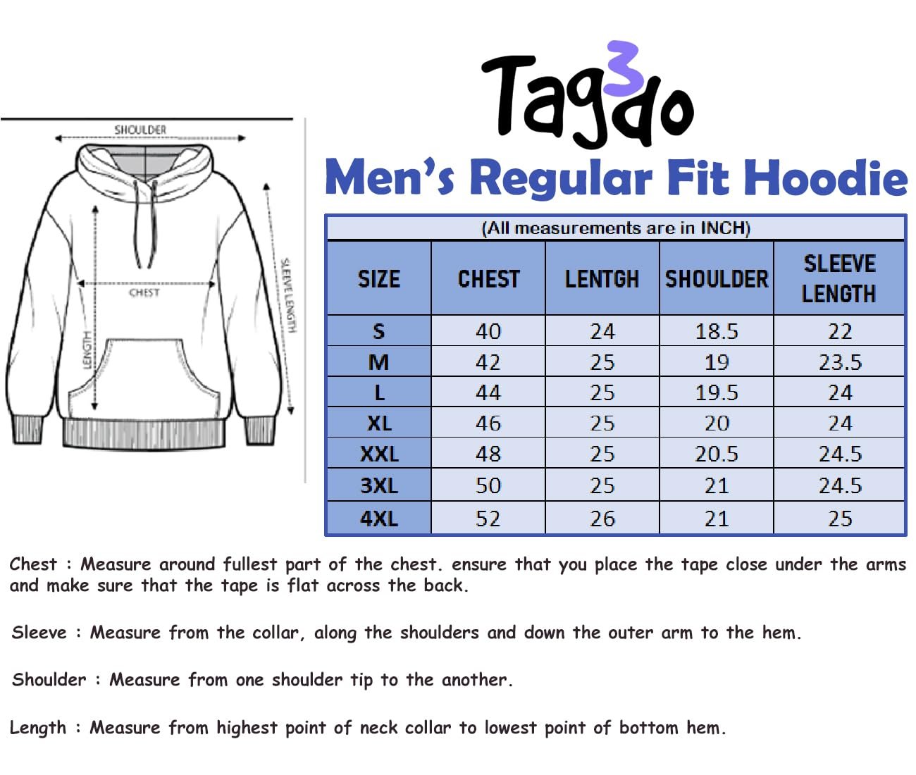 ® Men's Casual Woolen Hoodie with Cartoon Print | Hoodie for Man (Bull-HDY-2044-Dark Green-XXL)